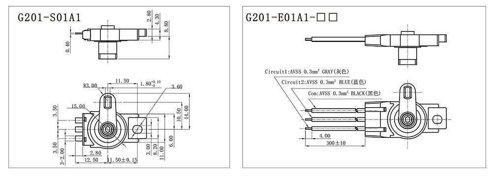 G201-S01A1 (11) Low Voltage Rotary Switch