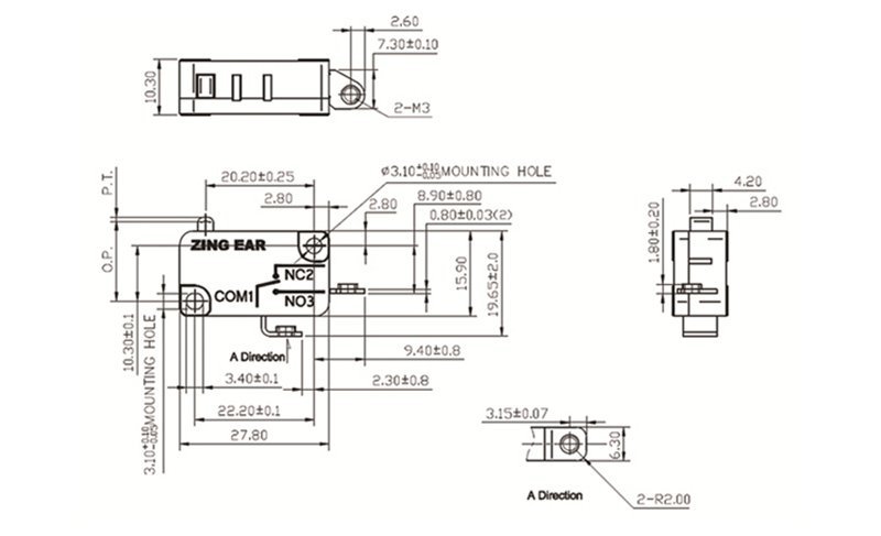 G5T16-T2P200 switch Arcade Microswitch
