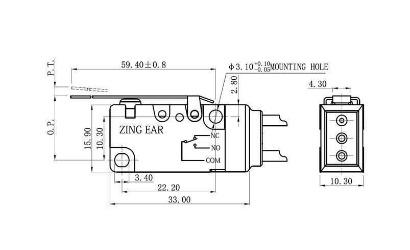 G5W11-WC200A03-W3 Normally Closed Snap Action Microswitch Micro Switch Replace for Honeywell Omron G5W11-WC200A03-W3 Normally Closed Snap Action Microswitch Micro Switch Replace for Honeywell Omron
