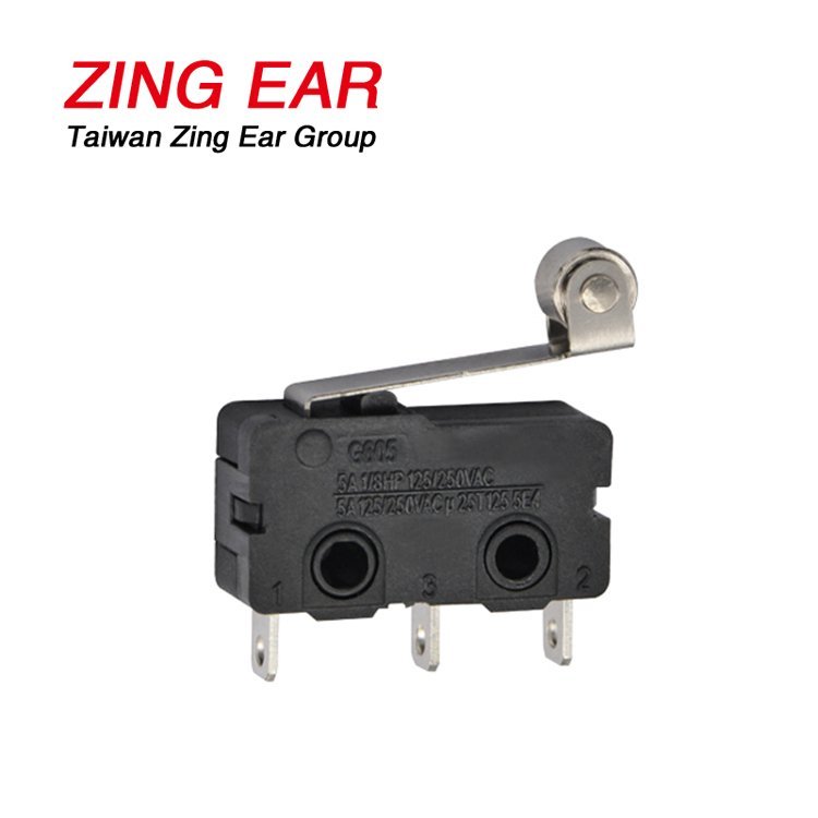 G605 5A 5E4 Small Size Roller Lever Micro Switch Micro Switch
