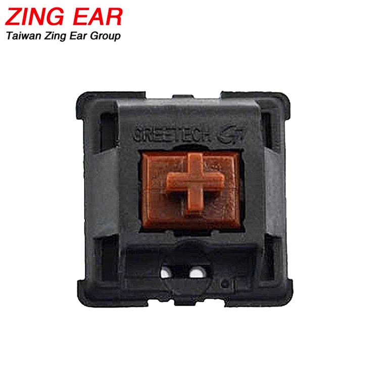 GT02 Brown Color Gaming Mechanical Keyboard Switch 54 push button switch