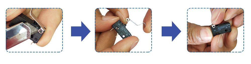 How to change microswitch micro switch lever? How to change microswitch micro switch lever?