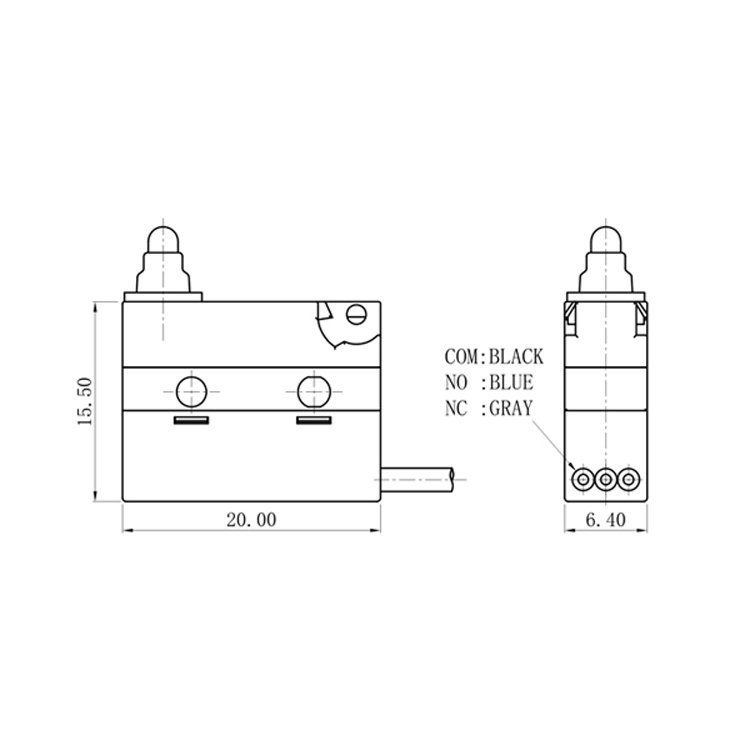 G9A Water Proof Mini Snap ction switch 29 G9A05 200F00A 300 3