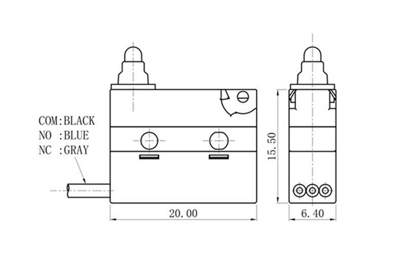 G9A05-200G01BF-120 (22) Water Proof Mini Snap ction switch