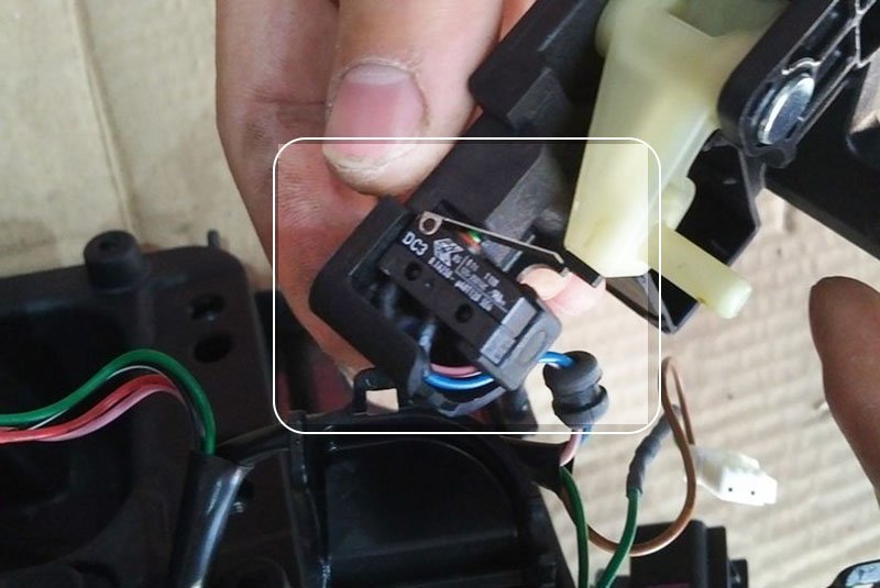 replace micro switch on shift lever replace micro switch on shift lever