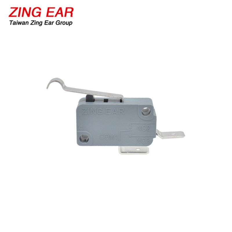 SPST Simulated Roller Flat Lever Micro Switch 14 SPST Simulated Roller Flat Lever Micro Switch