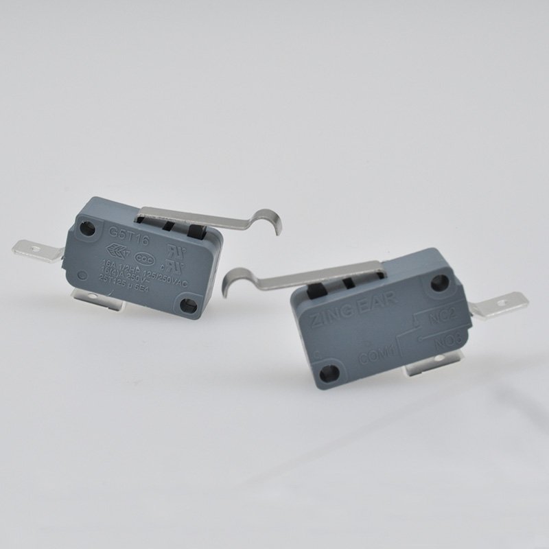 SPST Simulated Roller Flat Lever Micro Switch 17 G5T16 C1P2200A04 Free Sample SPDT Simulated Flat Lever Micro Switch 2