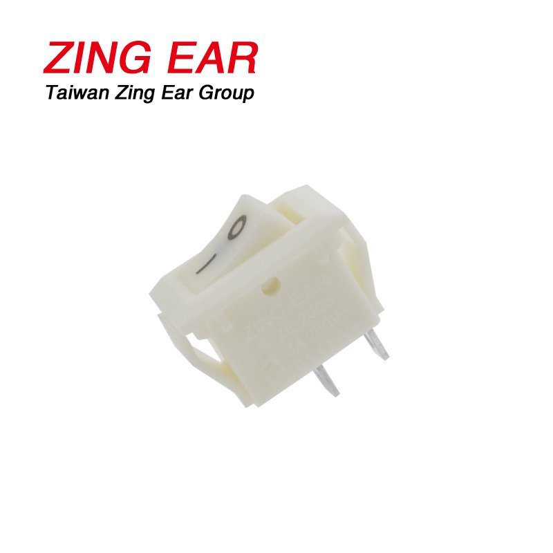 ZE-200S on/off Small White Rocker Switch 13 Small White Rocker Switch