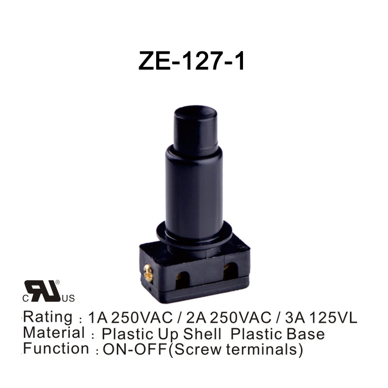 Push Button Power Switch ON-OFF Screw Terminal 1A 2A 3A (3)
