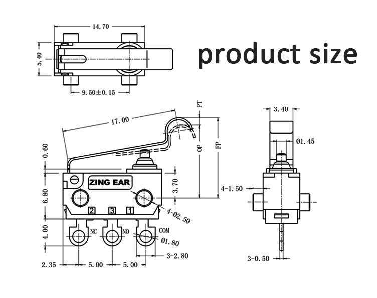 Micro Snap Switch Action Ultra Miniature with Roller Lever (8) Micro Snap Switch Action Ultra Miniature with Roller Lever (8)