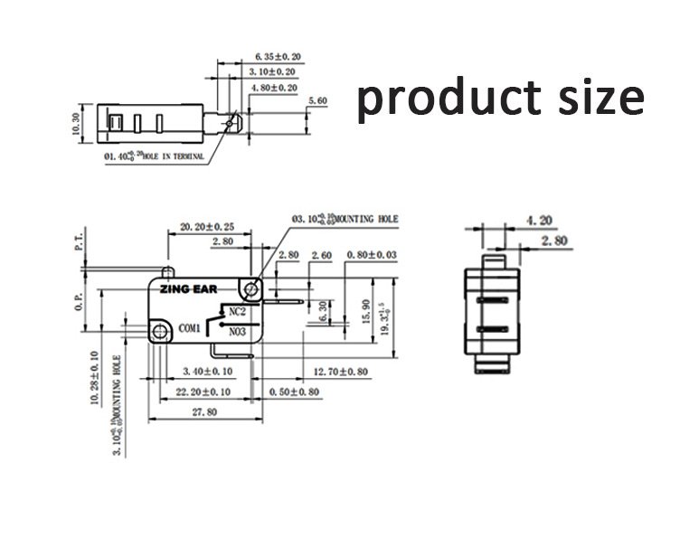 Micro Roller Switch Normally Closed 16A T125 Free Sample (2) Micro Roller Switch Normally Closed 16A T125 Free Sample (2)