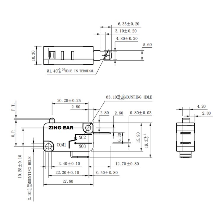 Micro Roller Switch Normally Closed 16A T125 Free Sample 14 Micro Roller Switch Normally Closed 16A T125 Free Sample 9