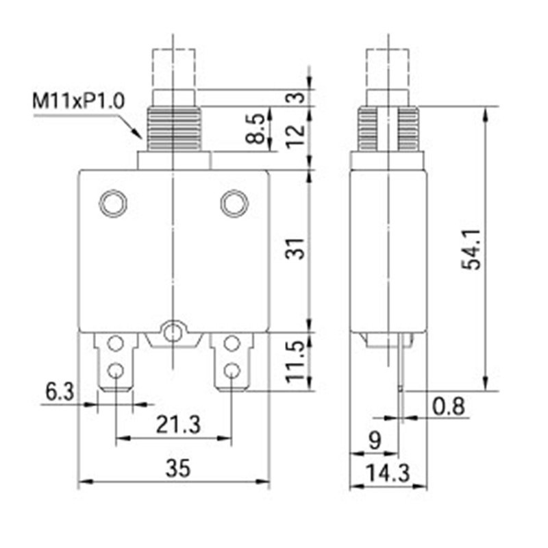 Tripped Circuit Breaker Auto Reset 3-50A 40 Amp 8 Tripped Circuit Breaker Auto Reset 3-50A 40 Amp (3)