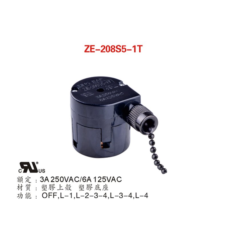 4 Speed Pull Chain Switch Ceiling Fan Parts OFF L-1 L-2-3-4 L-3-4 L-4 15 4 Speed Pull Chain Switch Ceiling Fan Parts OFF L 1 L 2 3 4 L 3 4 L 4 3