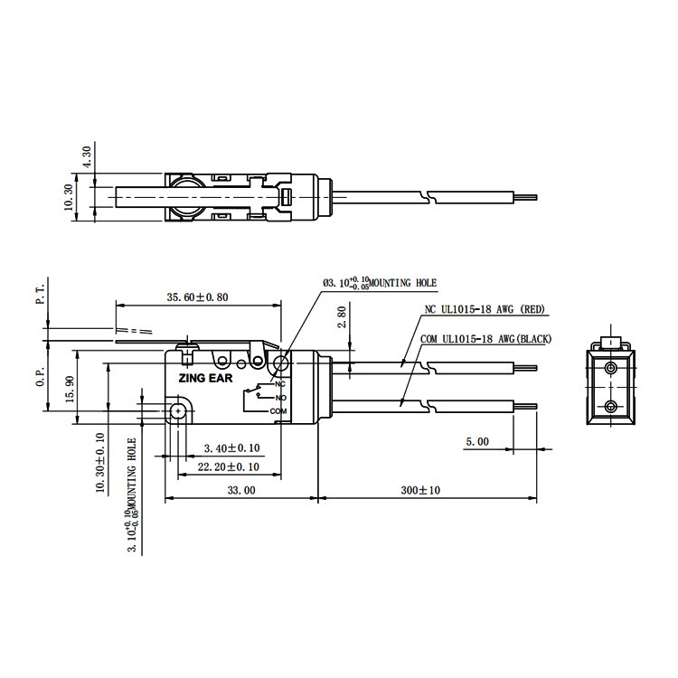 Lever Arm Limit Switch IP67 10A 125/250VAC 14 Lever Arm Limit Switch IP67 10A 125250VAC 1