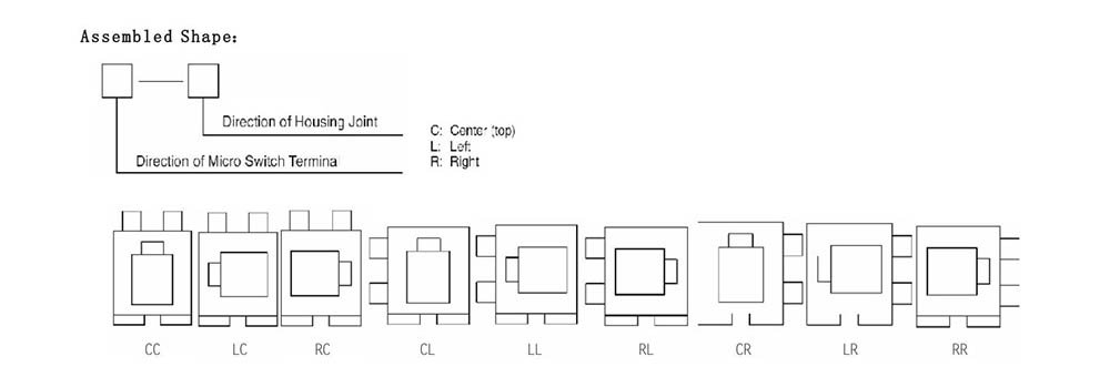 Air pressure switch installation shape