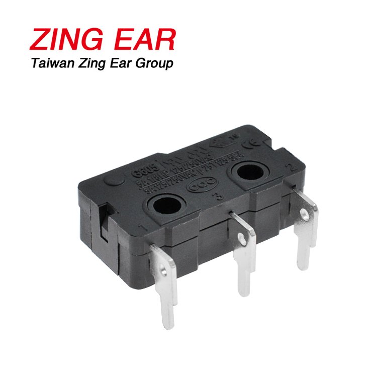 Right Angle Micro Switch SPDT 3 PCB Pin 5E4 T125 (5) Right Angle Micro Switch SPDT 3 PCB Pin 5E4 T125 (5)