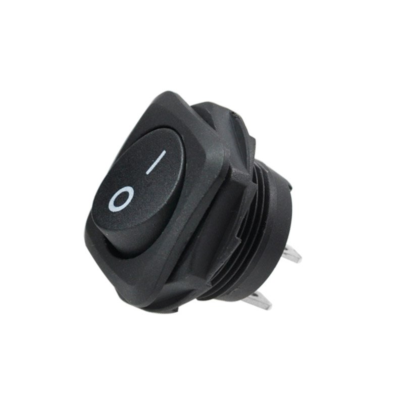 SPST Round Rocker Switch ON-OFF 240V 120V SPST Round Rocker Switch ON-OFF 240V 120V