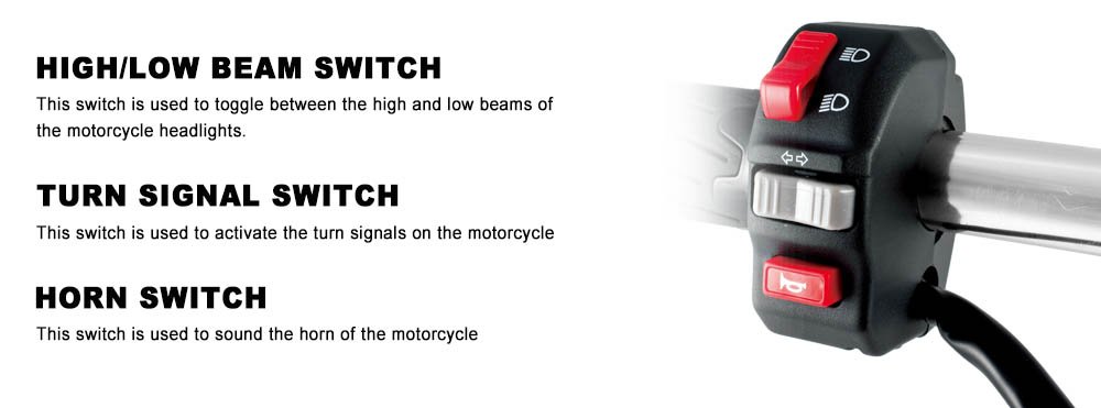 Turn signal Horn High low beam switch